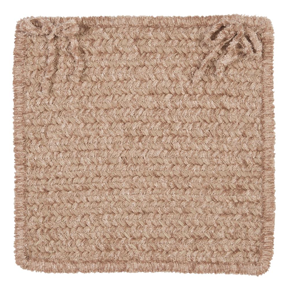 Colonial Mills M801A015X015S Simple Chenille - Sand Bar Chair Pad (set 4)